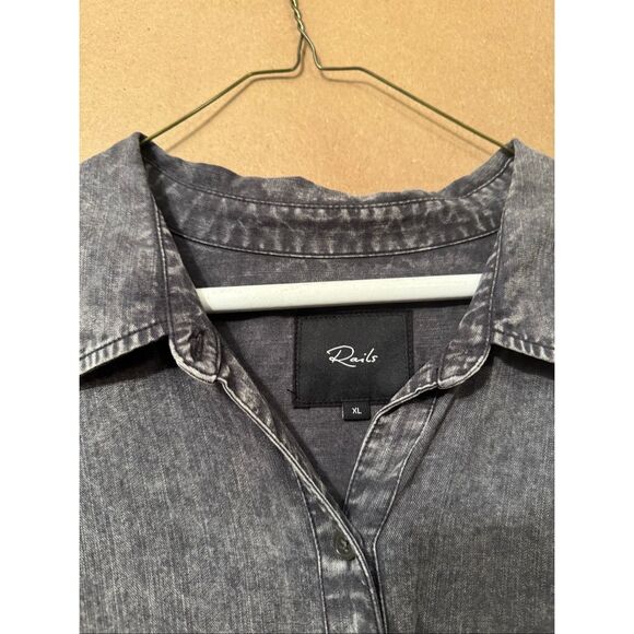 Rails Angelica Acid Wash Chambray Shirt - Picture 2 of 13